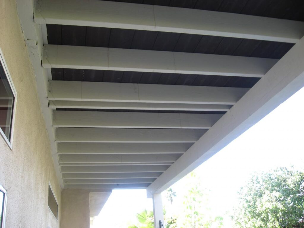 Ledge Extending from House